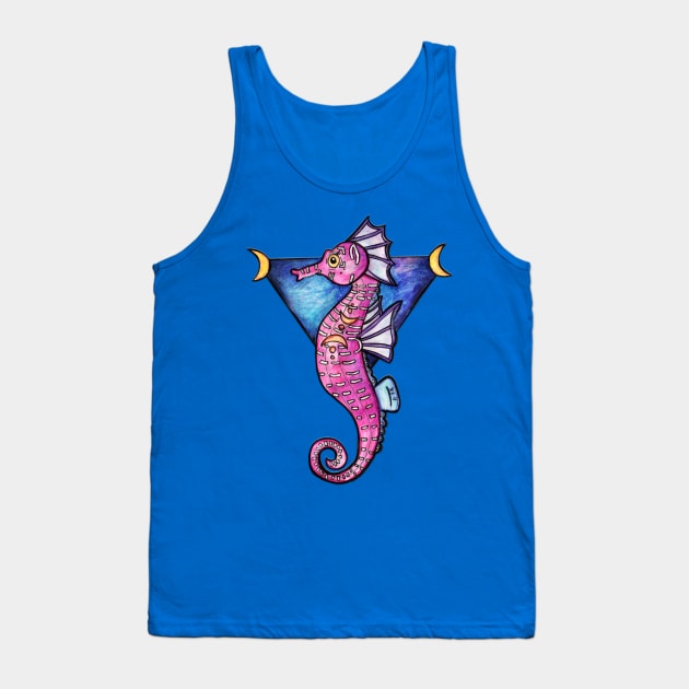 Celestial Seahorse Tank Top by Tattered Constellations